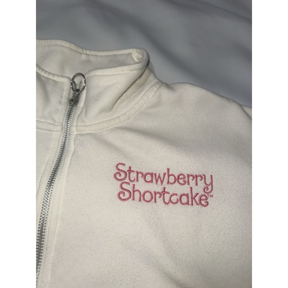 Strawberry Shortcake 1/4 Zip Sweatshirt , Size L , Oversize Fit , Graphics‎